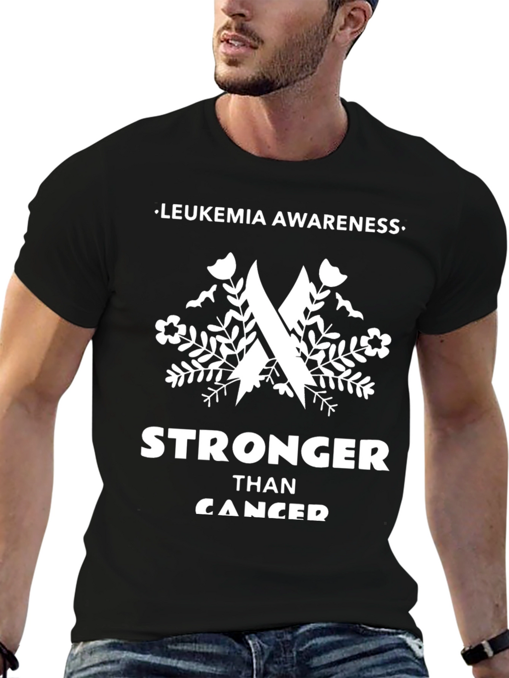 Leukemia Awareness Stronger Than Cancer T-Shirt