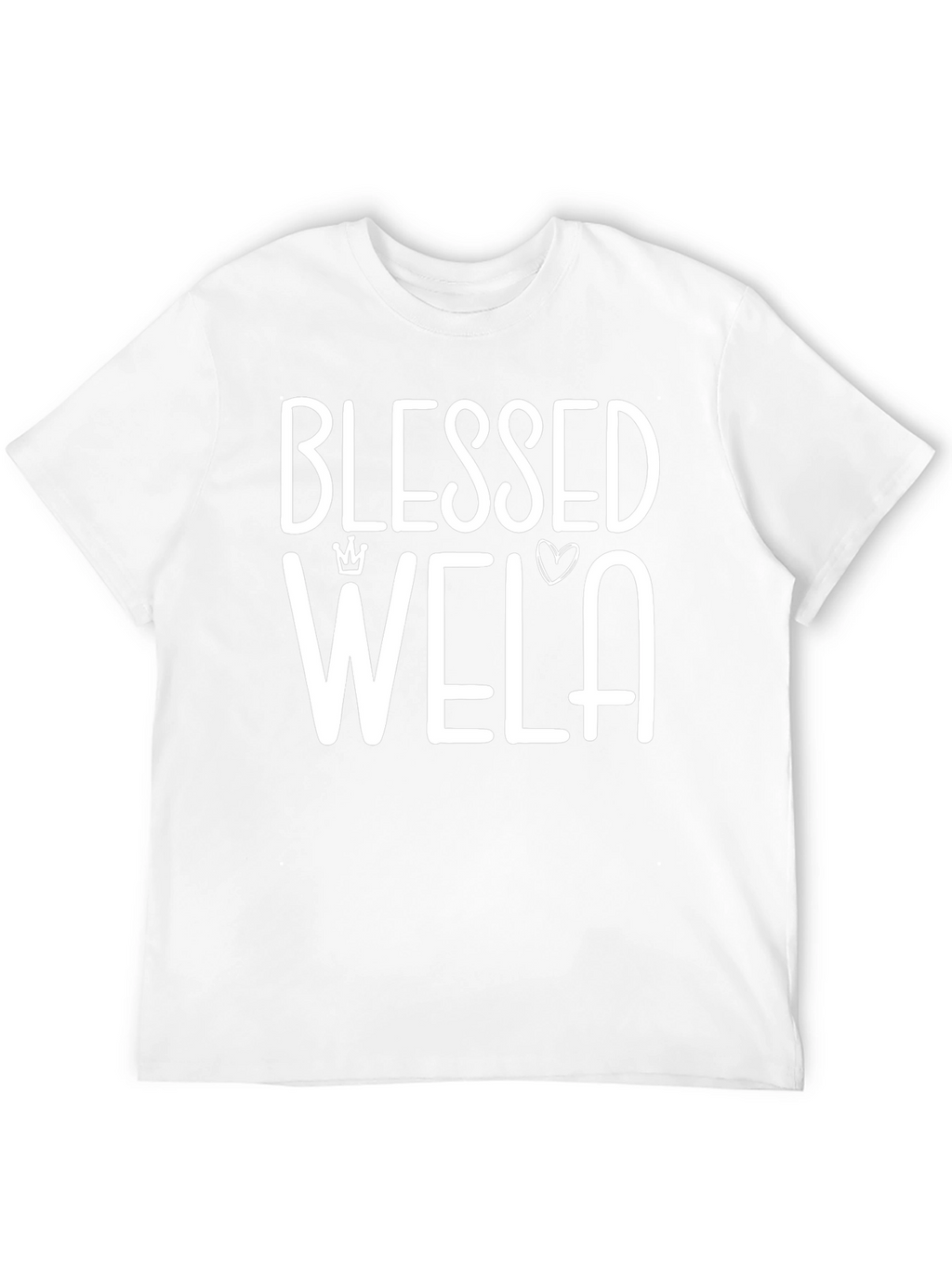 Blessed Wela Graphic Tee - Black Cotton Blend