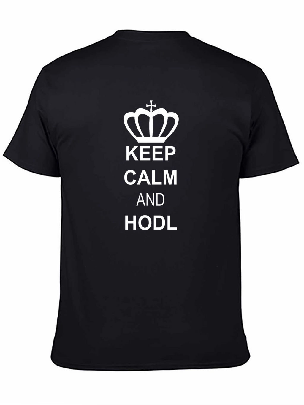 Keep Calm and HODL T-Shirt - Black
