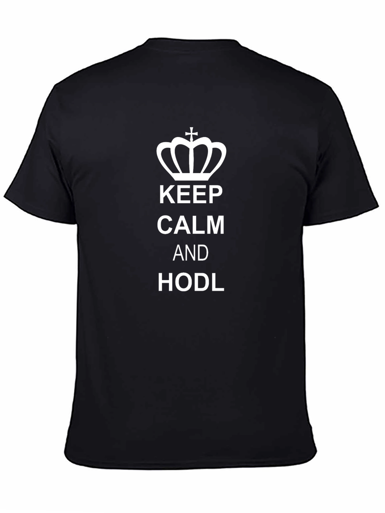 Keep Calm and HODL T-Shirt - Black