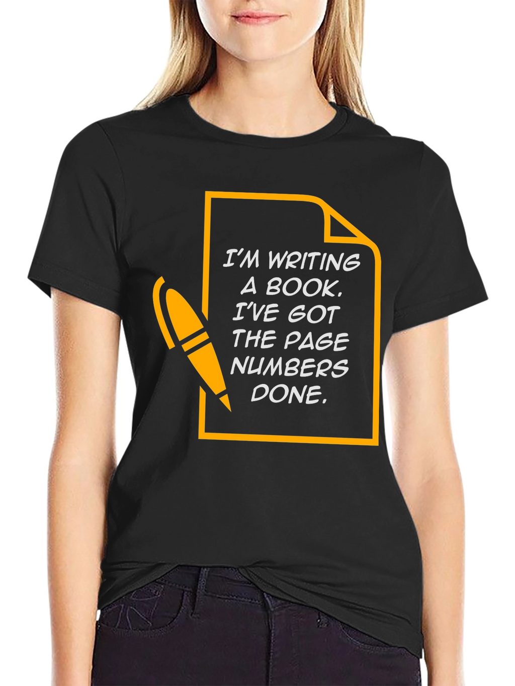 Funny Writer T-Shirt - Im Writing a Book