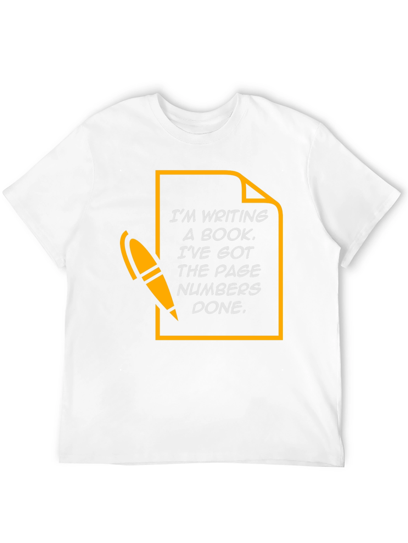Funny Writer T-Shirt - Im Writing a Book