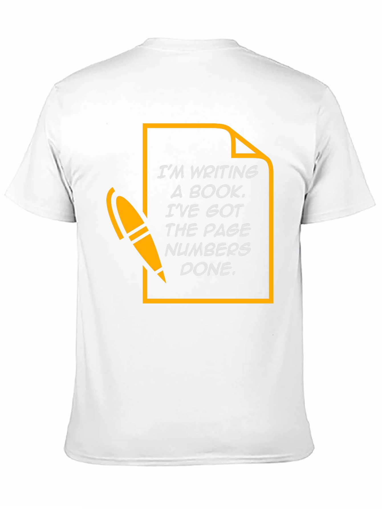 Funny Writer T-Shirt - Im Writing a Book