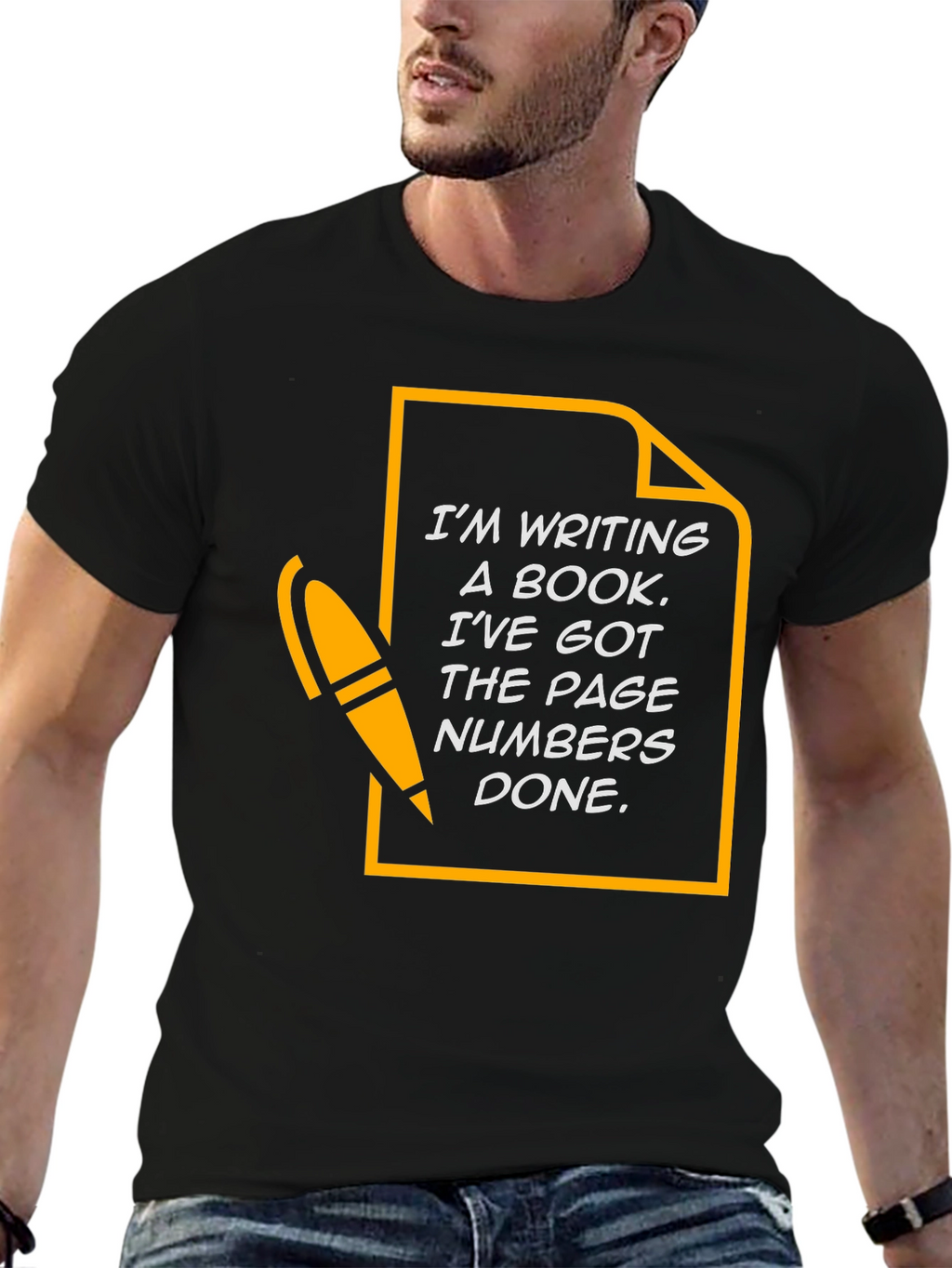 Funny Writer T-Shirt - Im Writing a Book