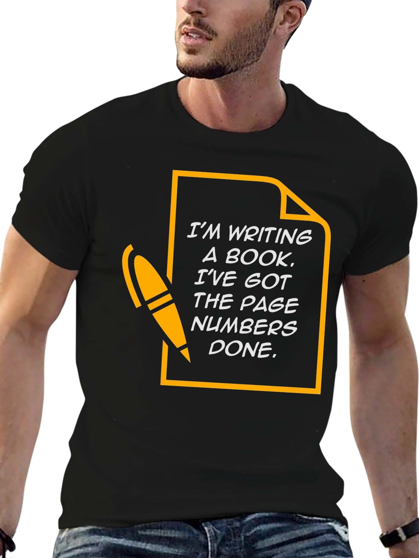 Funny Writer T-Shirt - Im Writing a Book