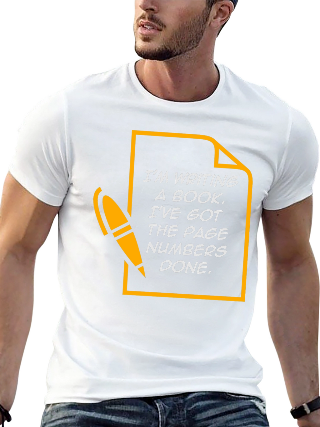 Funny Writer T-Shirt - Im Writing a Book