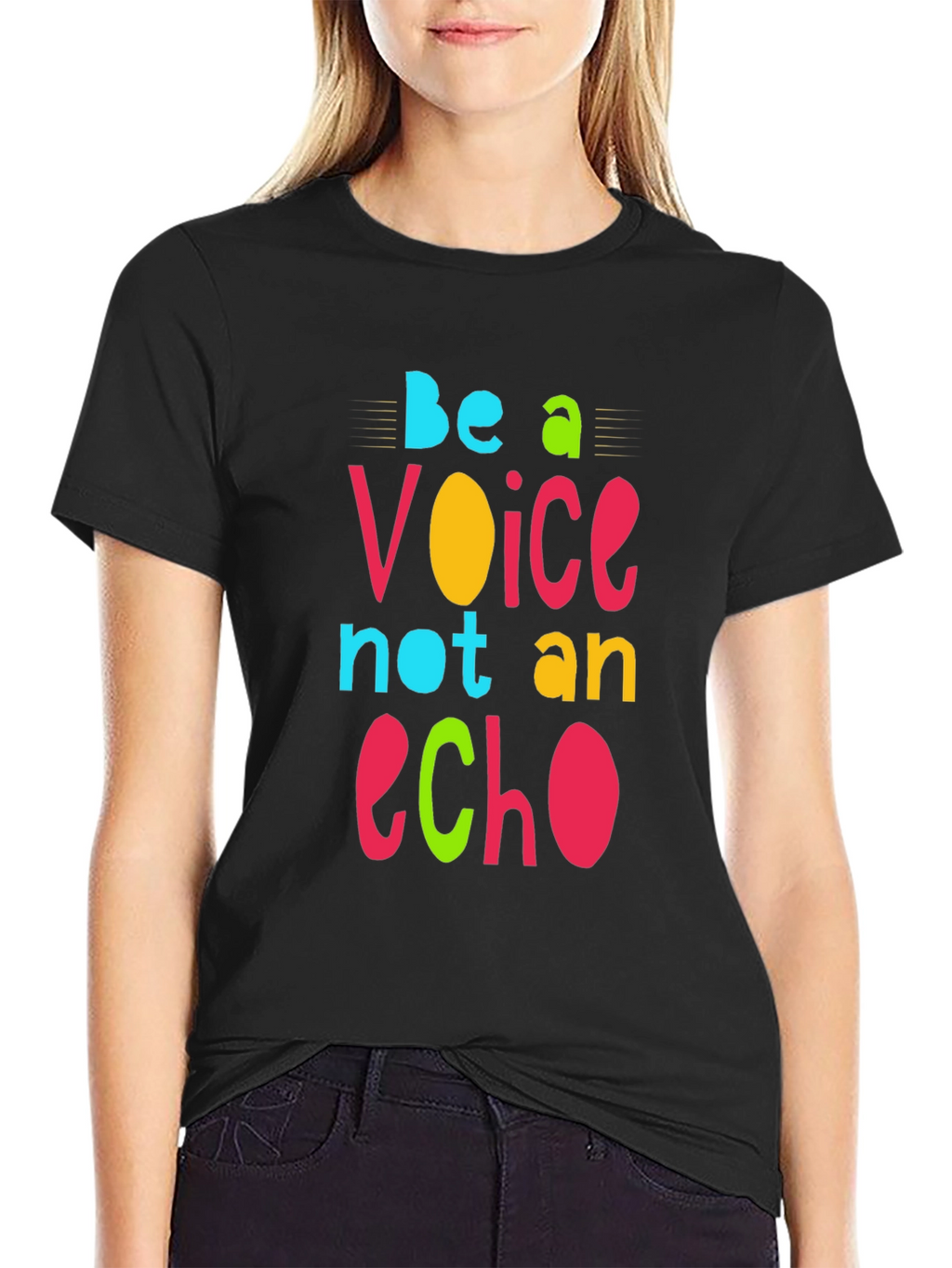 Be a Voice Not an Echo Graphic T-Shirt