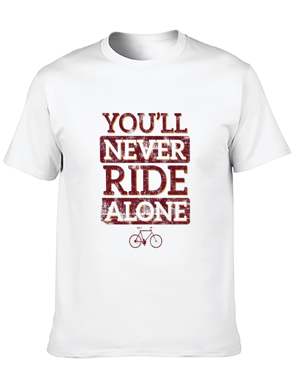 Youll Never Ride Alone Black Graphic Tee