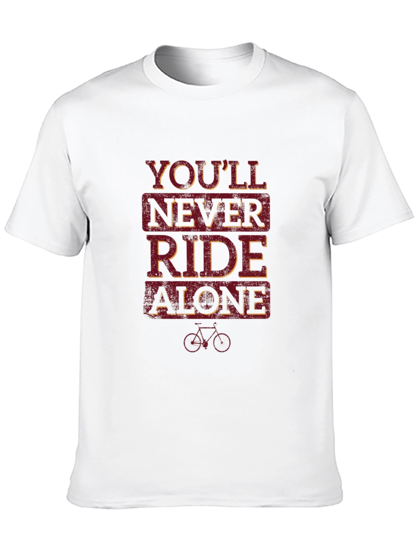 Youll Never Ride Alone Black Graphic Tee