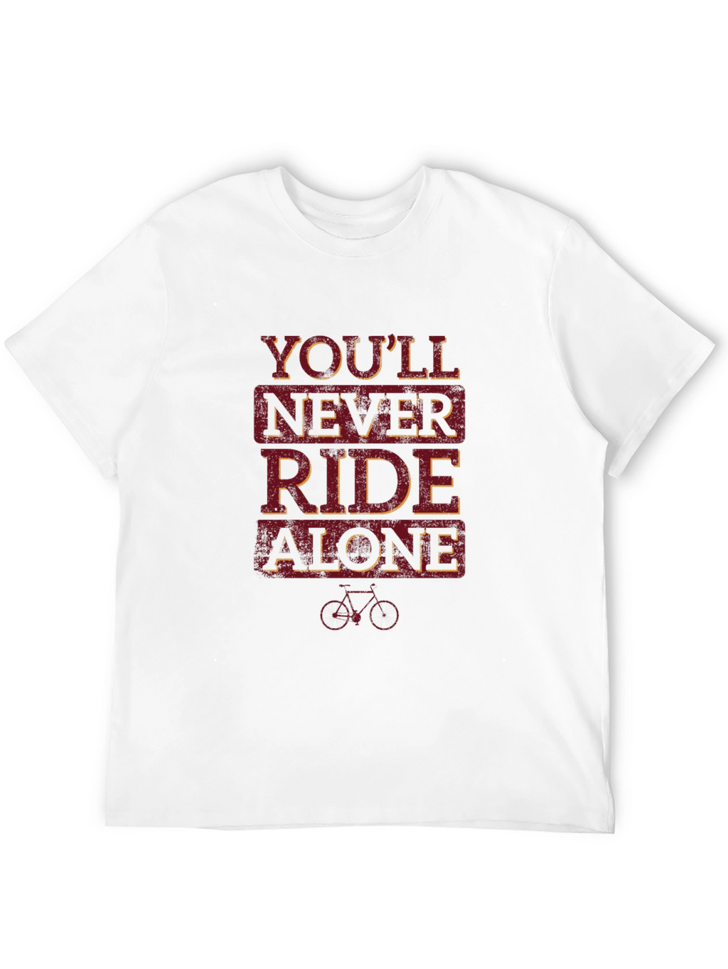 Youll Never Ride Alone Black Graphic Tee