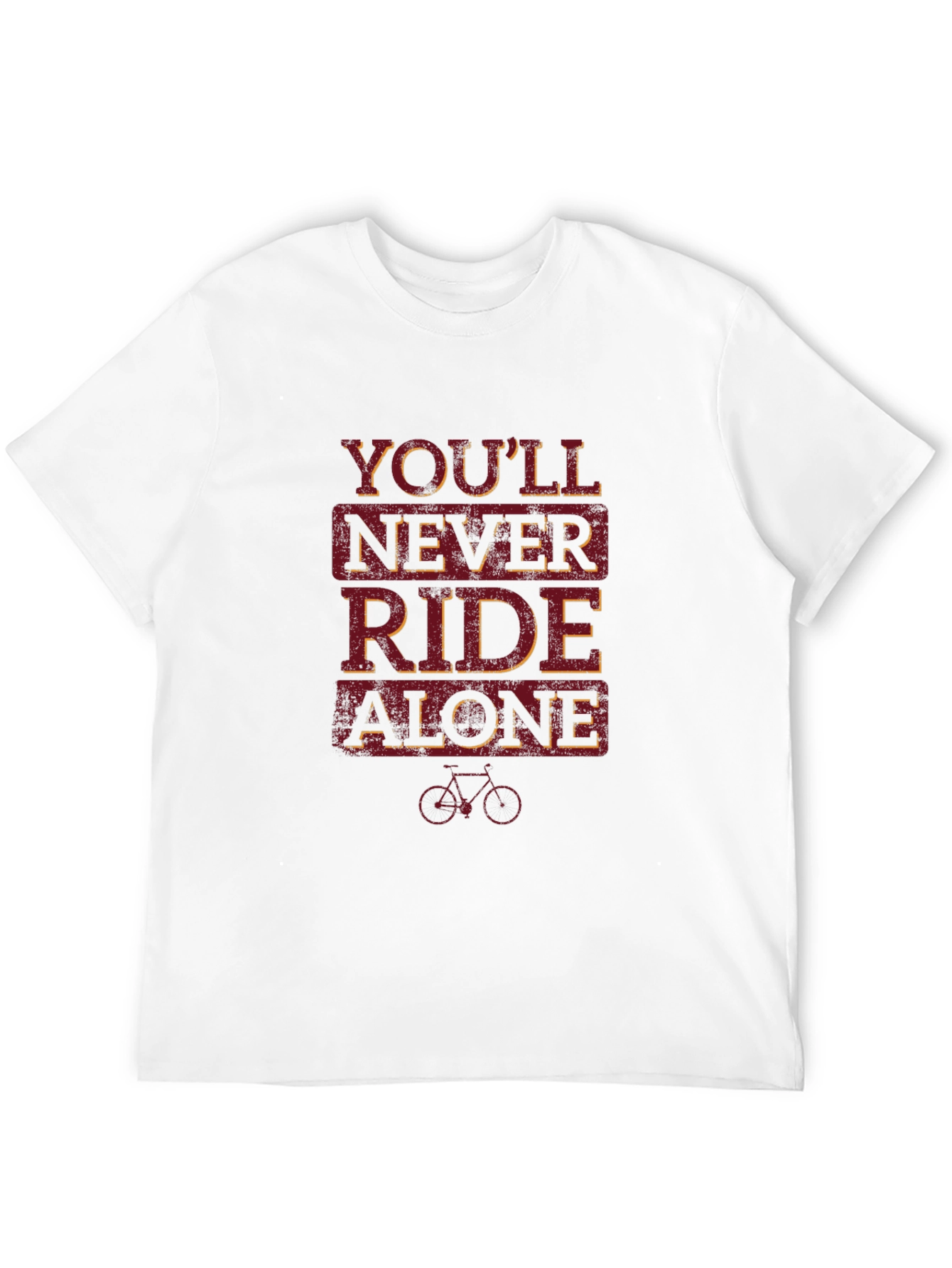 Youll Never Ride Alone Black Graphic Tee