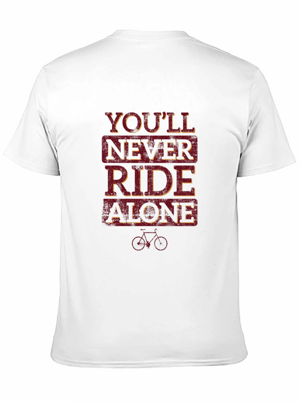 Youll Never Ride Alone Black Graphic Tee