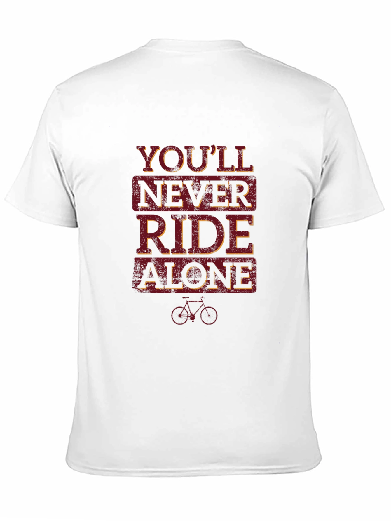 Youll Never Ride Alone Black Graphic Tee