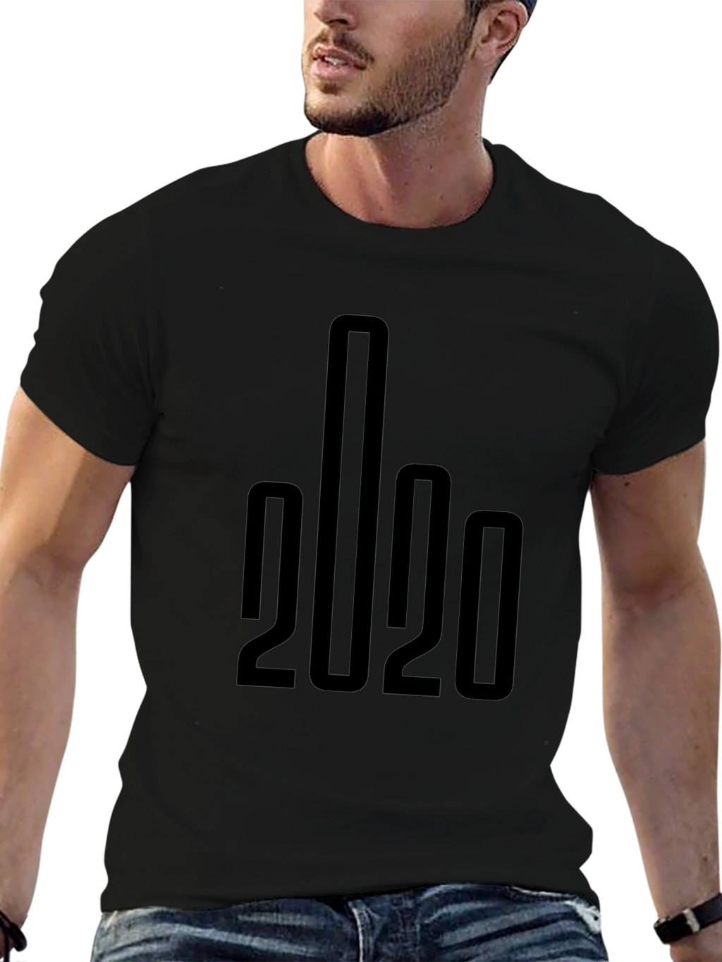Offensive 2020 Humor Black Graphic Tee