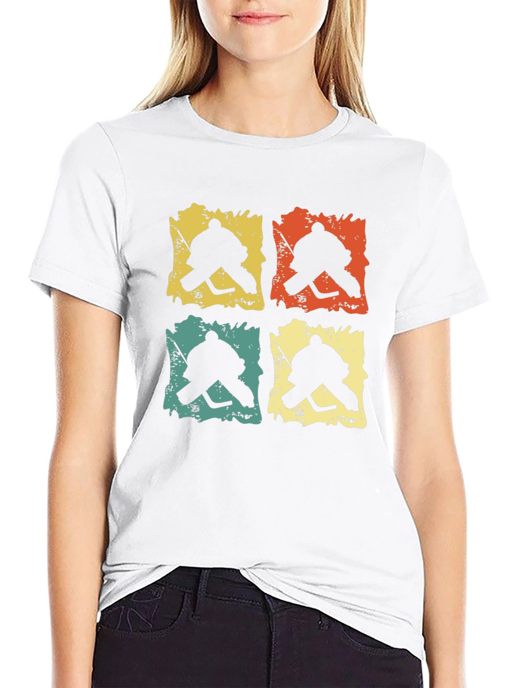 Retro Hockey Goalie T-Shirt