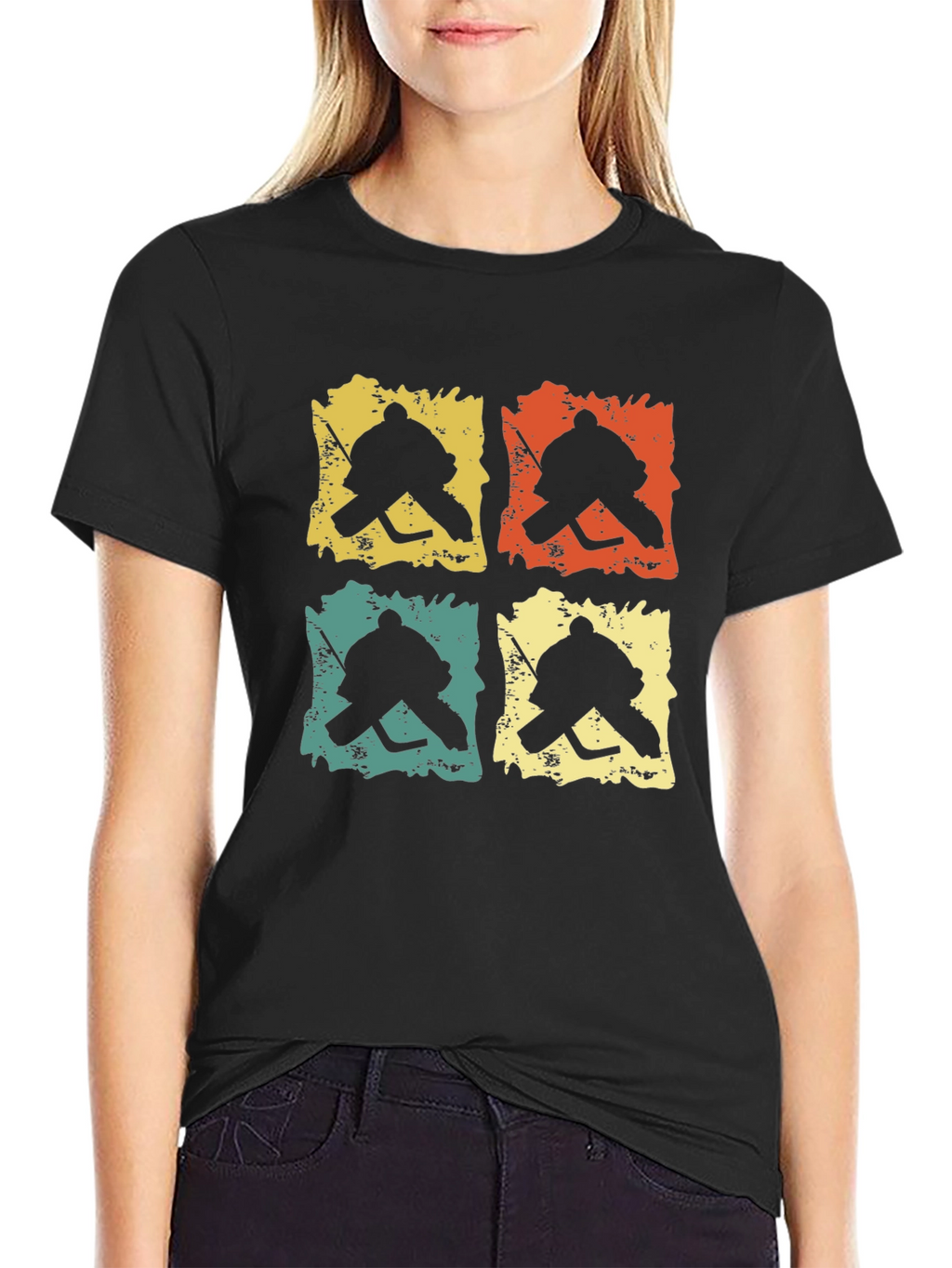 Retro Hockey Goalie T-Shirt