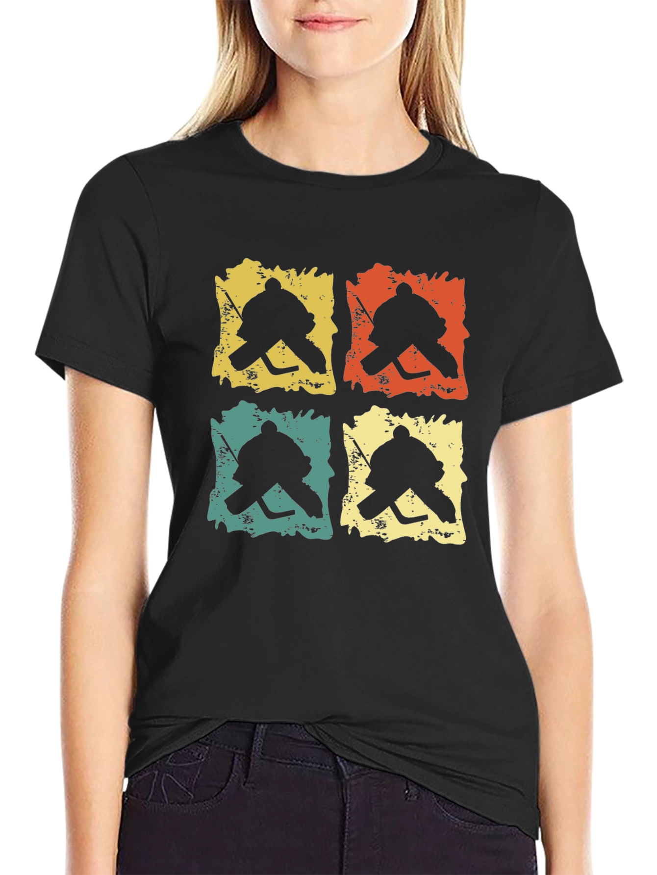 Retro Hockey Goalie T-Shirt