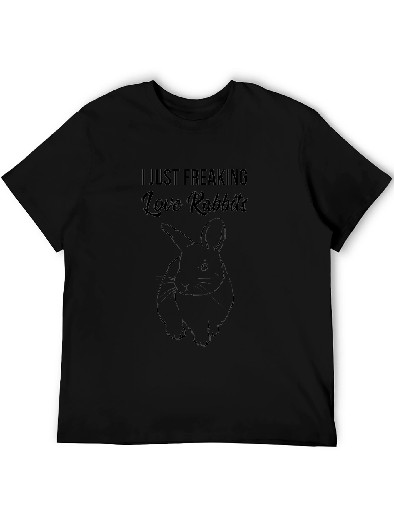 I Just Freaking Love Rabbits Graphic Tee