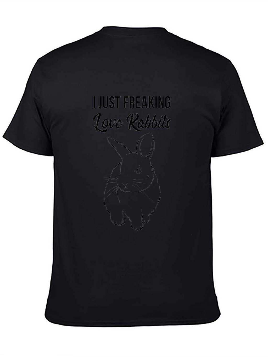 I Just Freaking Love Rabbits Graphic Tee