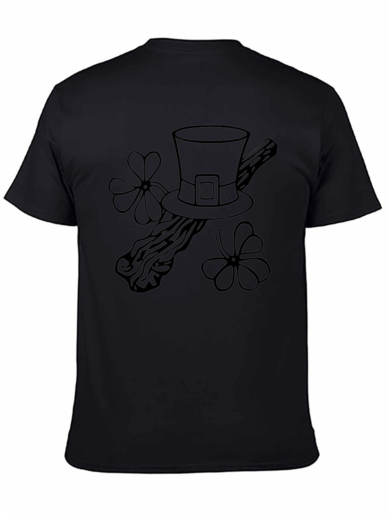 St. Patricks Day Hat & Clover Tee