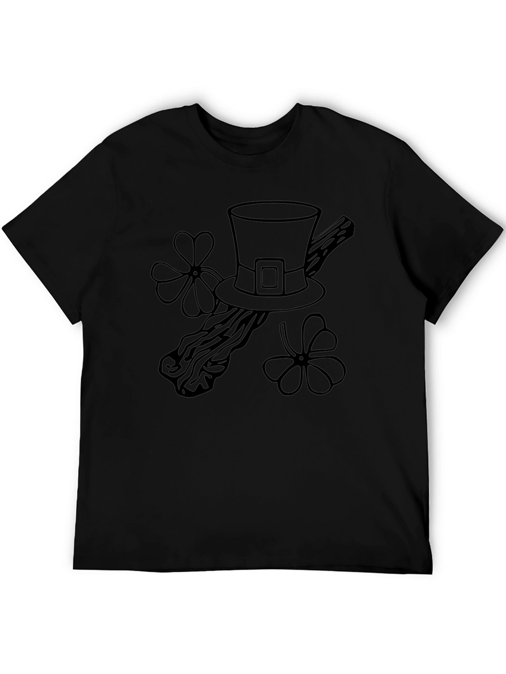 St. Patricks Day Hat & Clover Tee