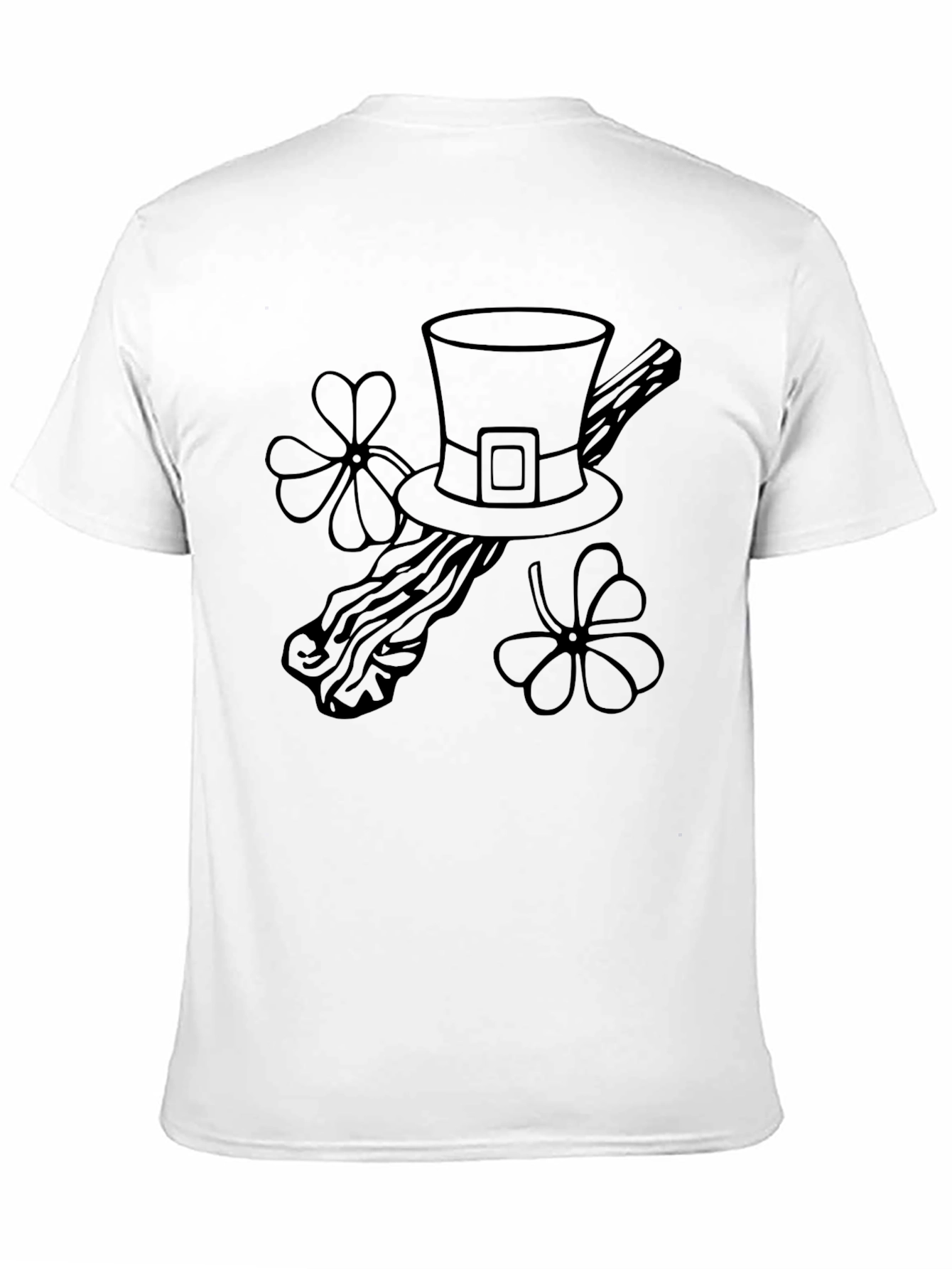 St. Patricks Day Hat & Clover Tee