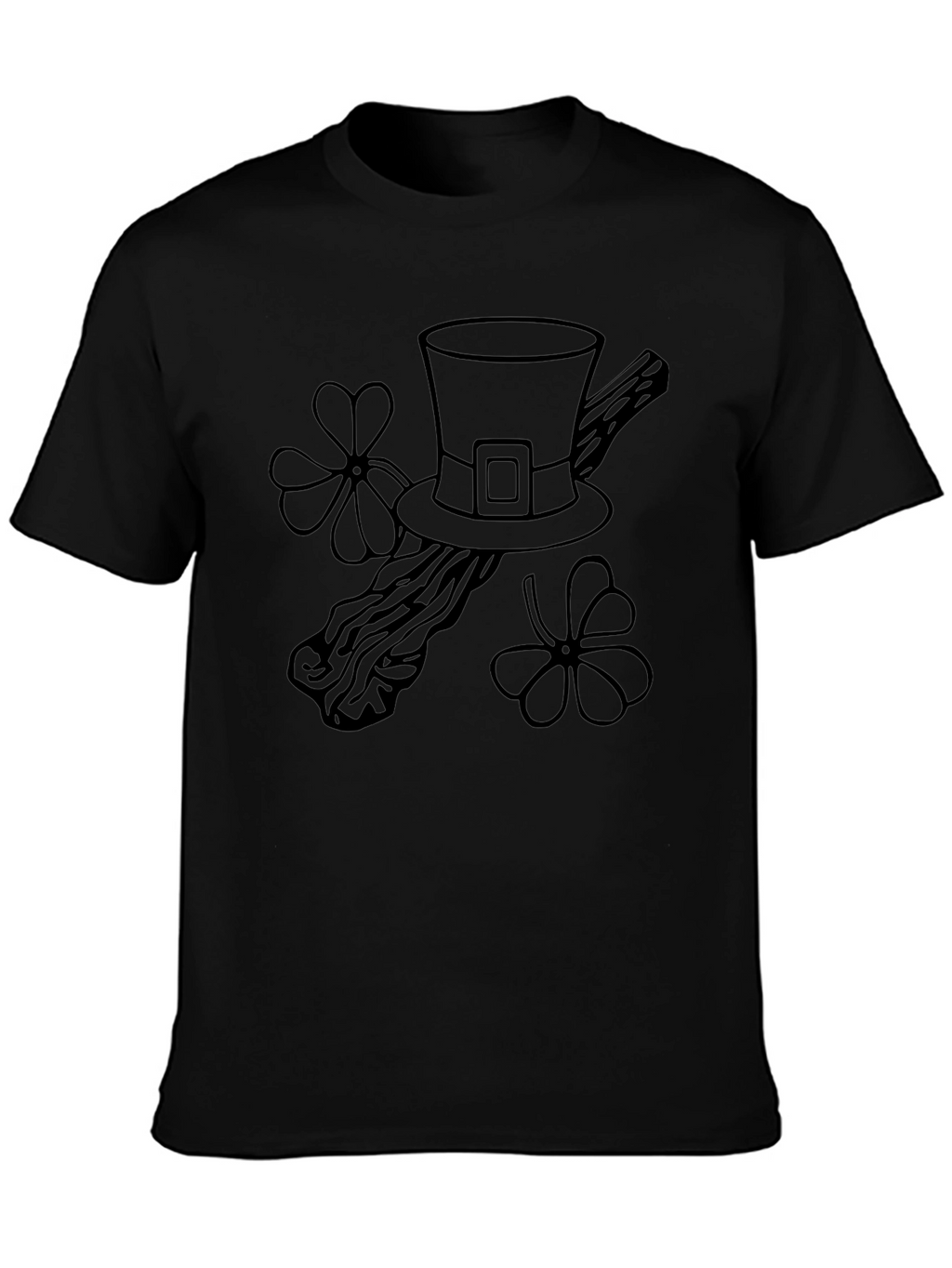 St. Patricks Day Hat & Clover Tee