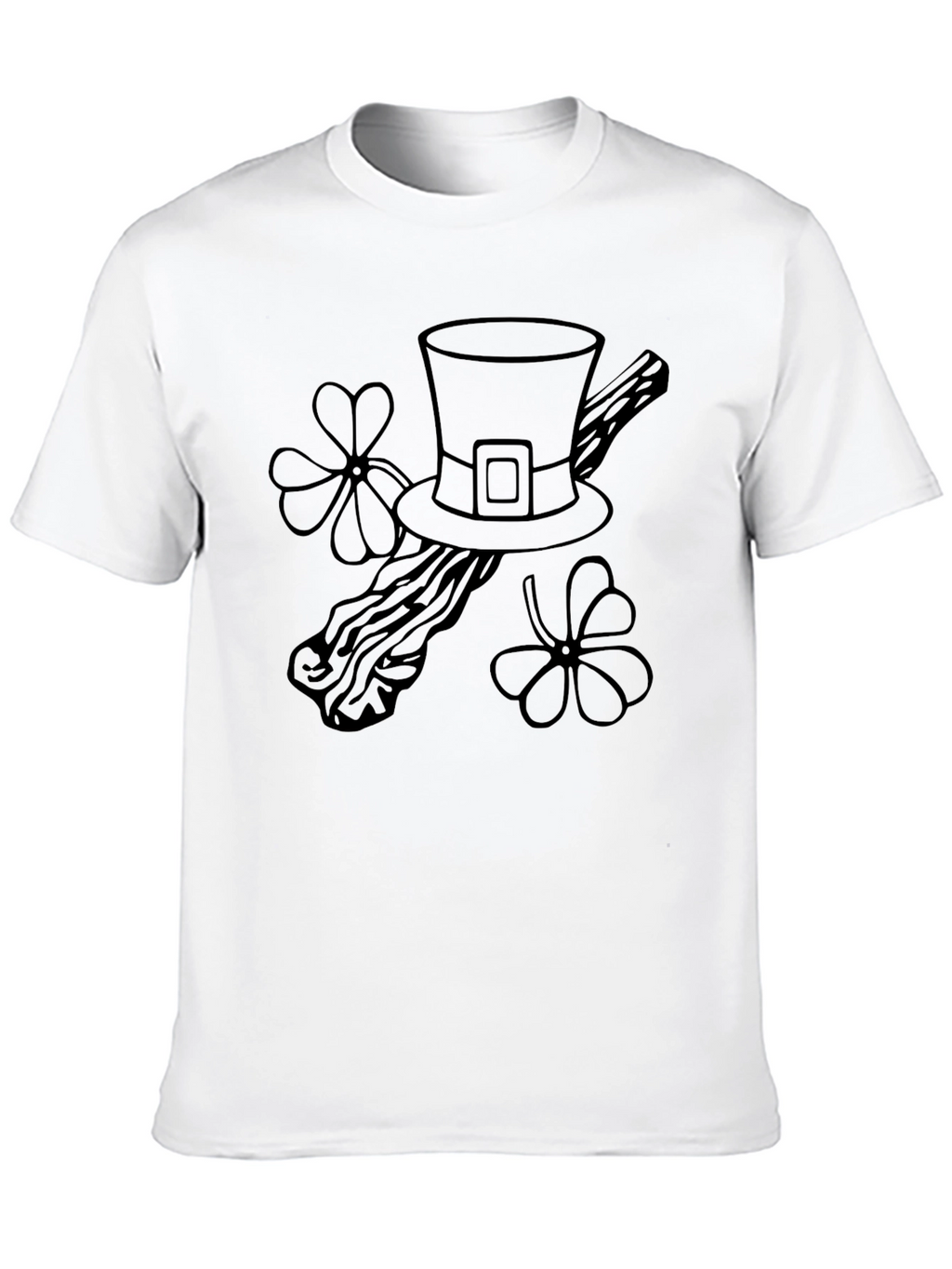 St. Patricks Day Hat & Clover Tee
