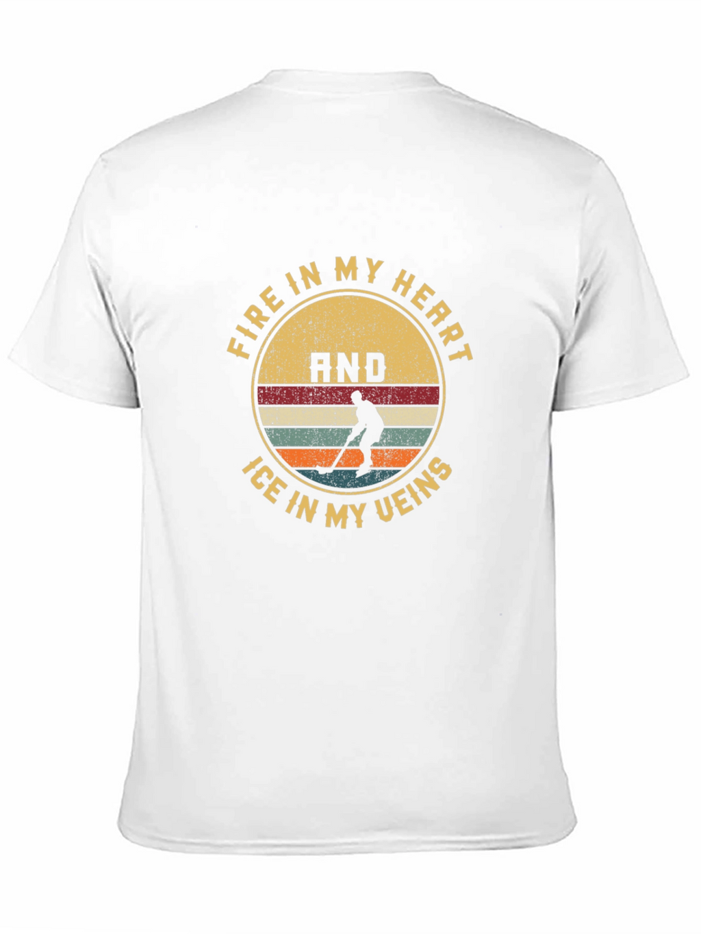 Hockey Fire and Ice Graphic Tee