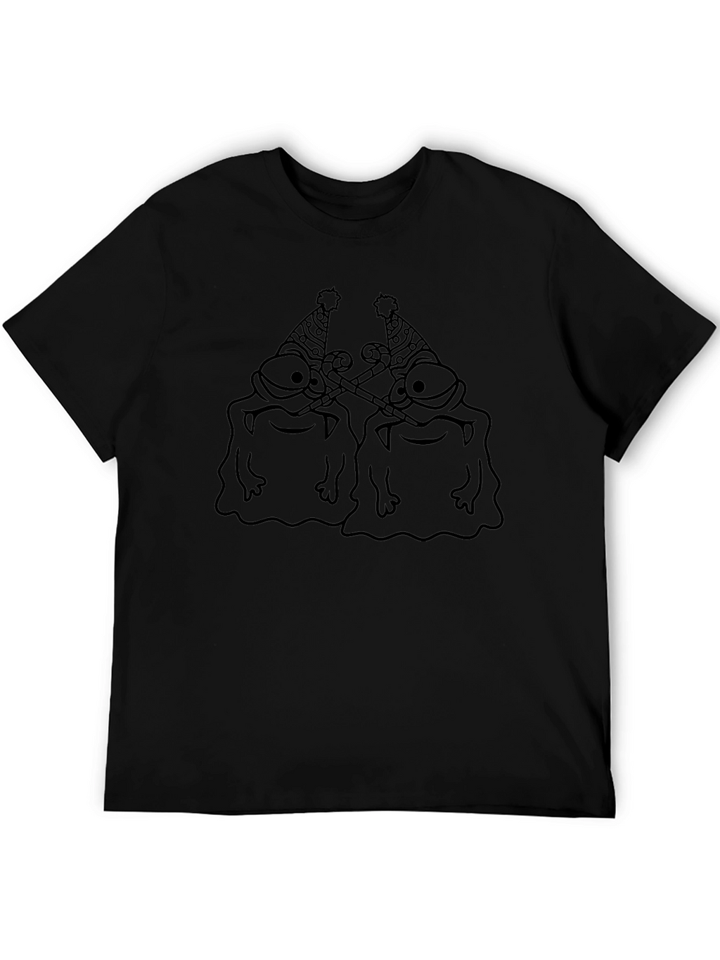 Party Blob Graphic Tee - Black