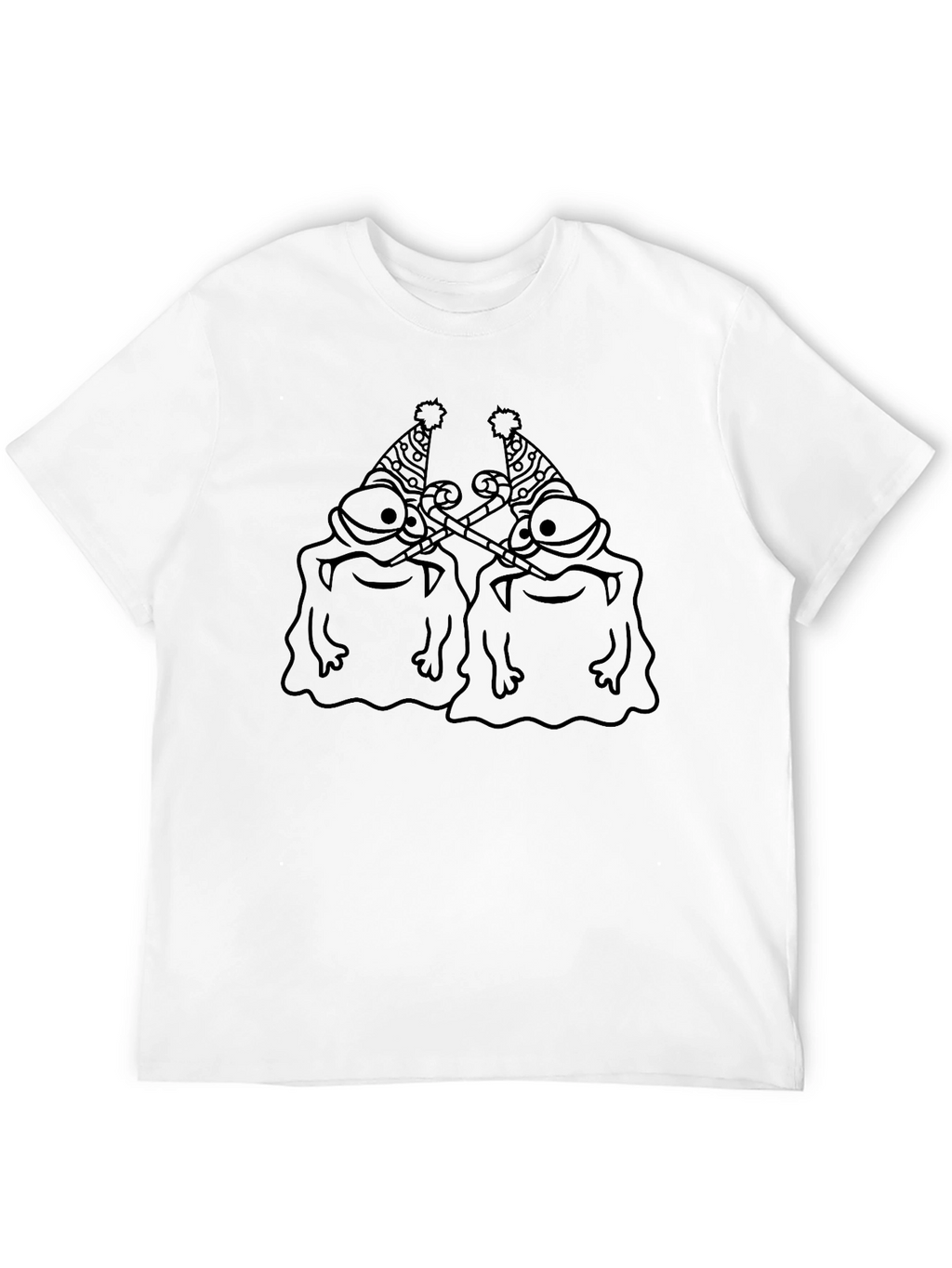 Party Blob Graphic Tee - Black