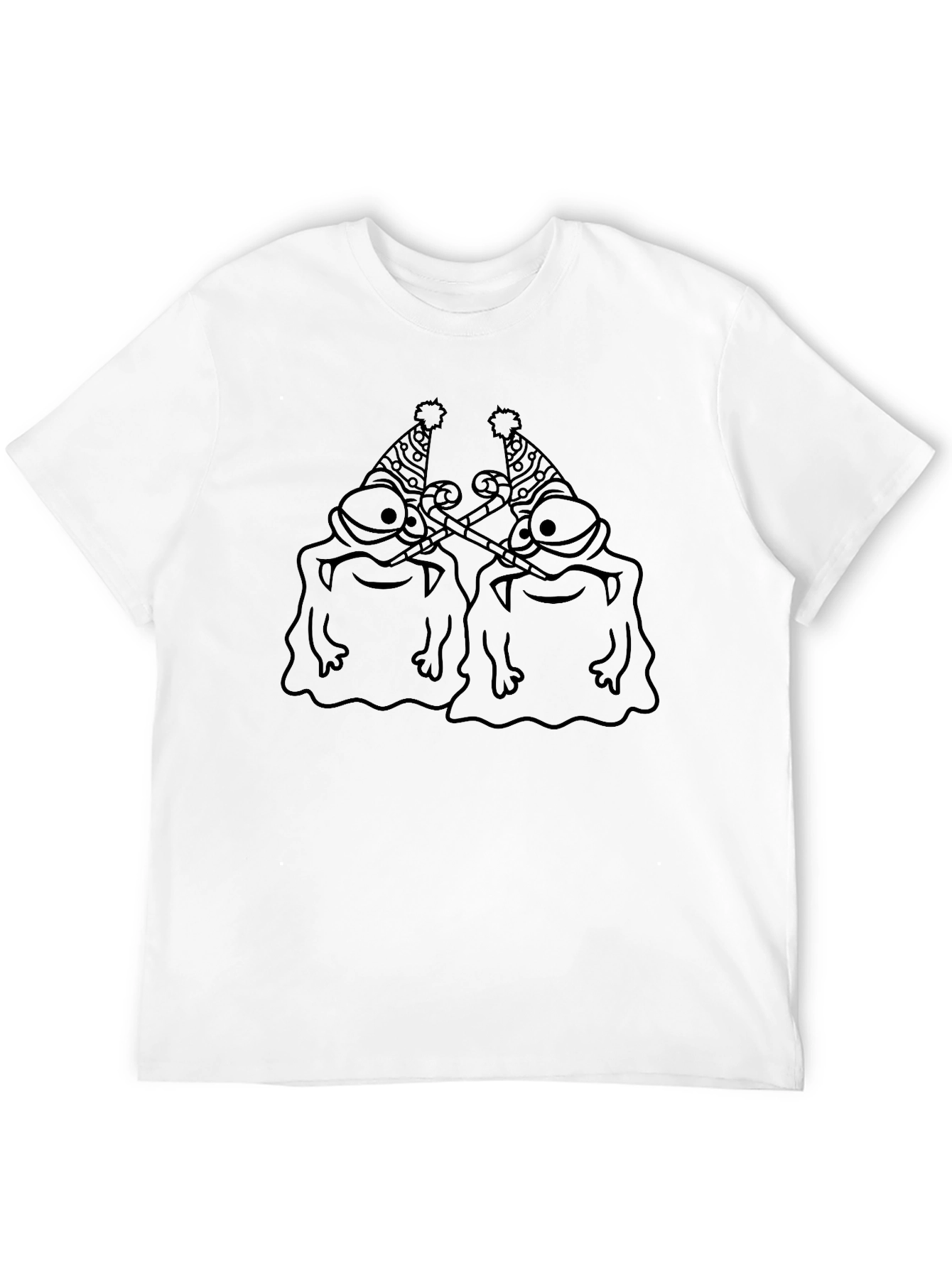 Party Blob Graphic Tee - Black