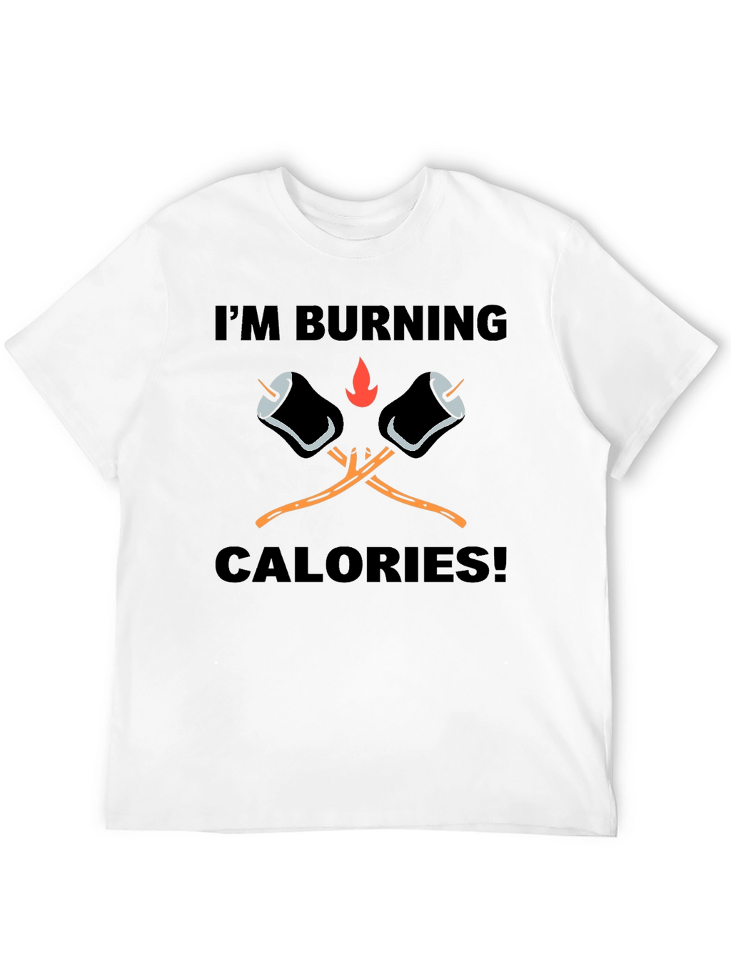 Burning Calories Marshmallow T-Shirt