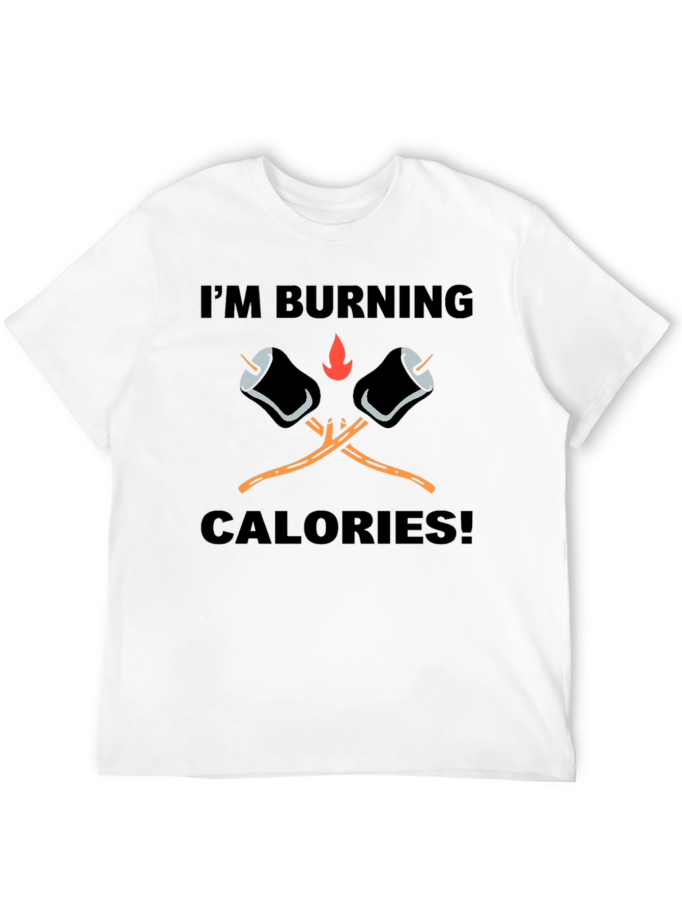 Burning Calories Marshmallow T-Shirt