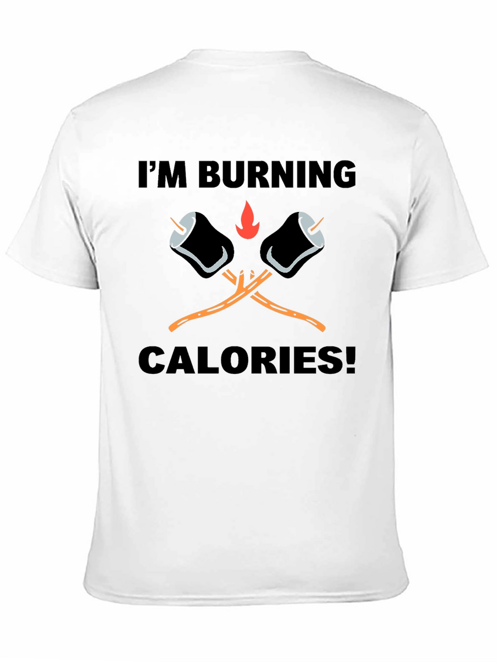 Burning Calories Marshmallow T-Shirt