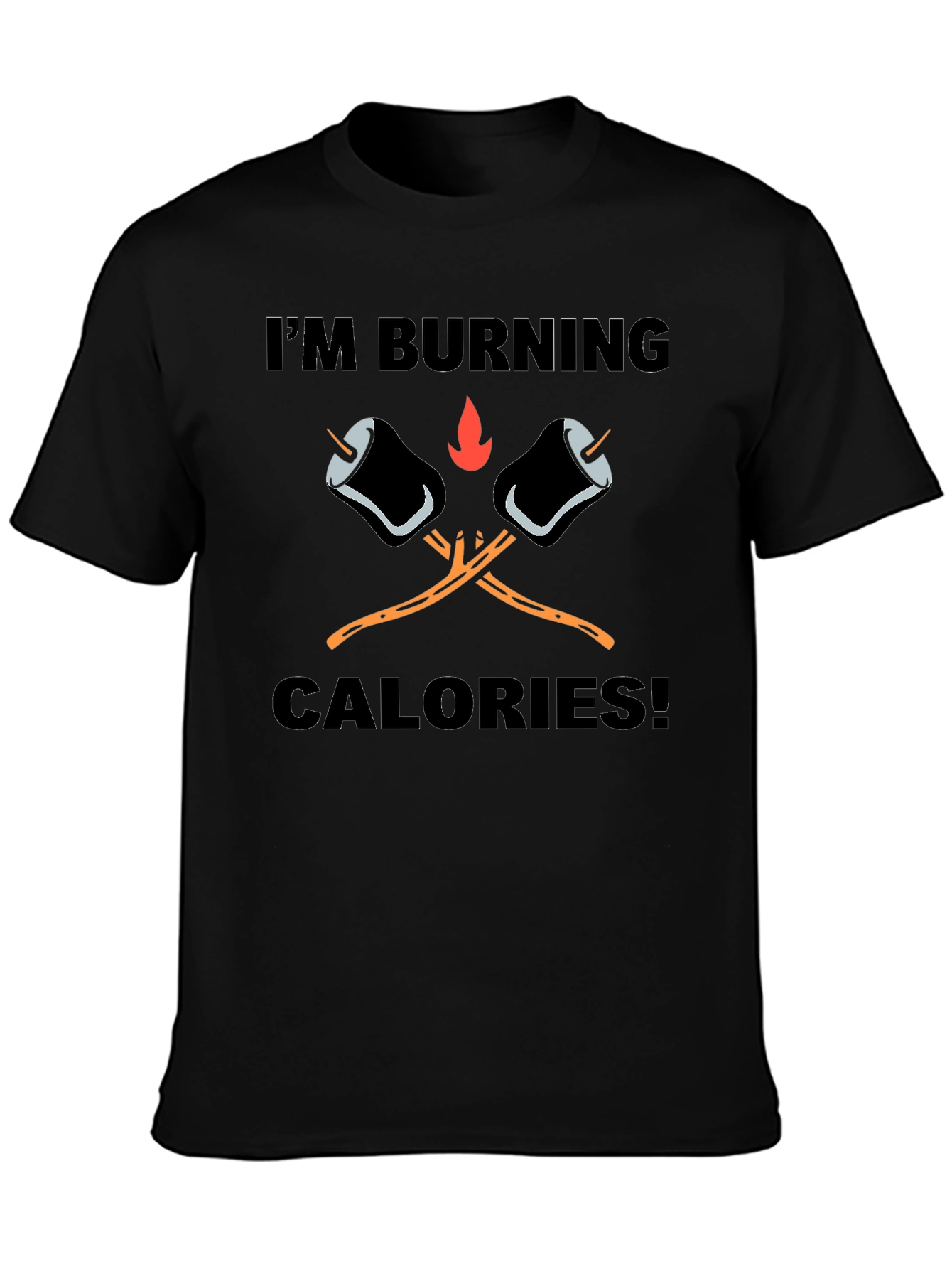 Burning Calories Marshmallow T-Shirt