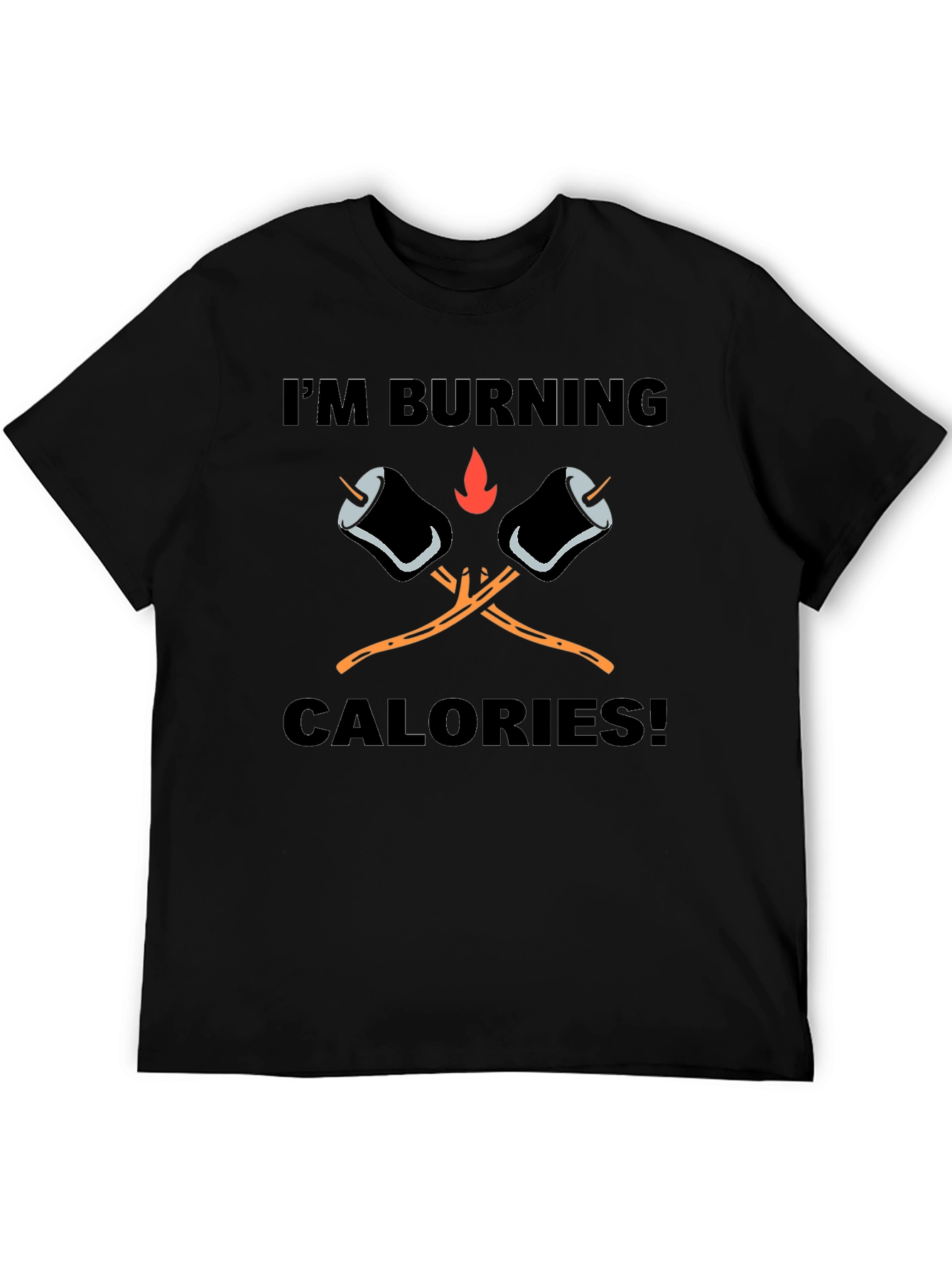 Burning Calories Marshmallow T-Shirt