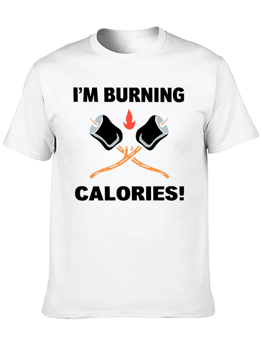 Burning Calories Marshmallow T-Shirt