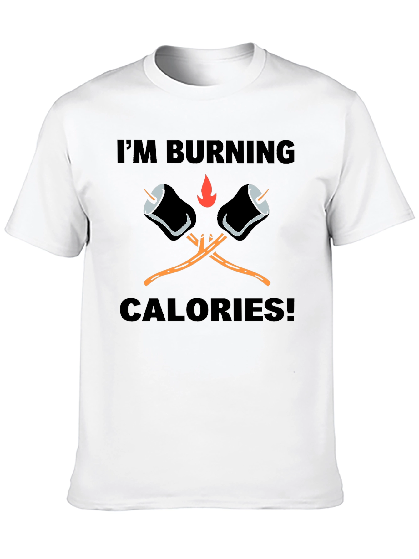 Burning Calories Marshmallow T-Shirt