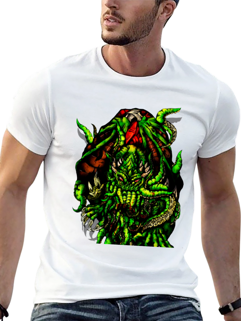 Cthulhu Graphic Tee - Mens Black T-Shirt