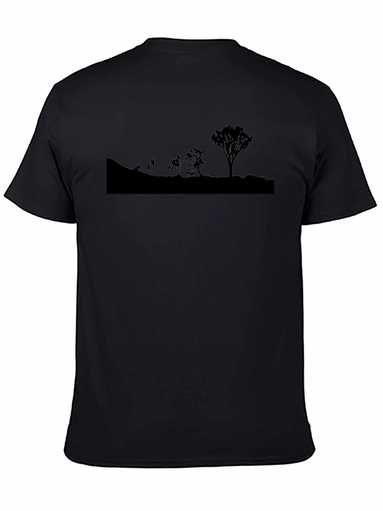 Nature Scene Silhouette Graphic Tee - Soft Cotton Blend