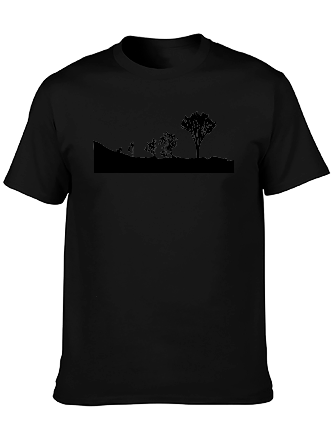 Nature Scene Silhouette Graphic Tee - Soft Cotton Blend