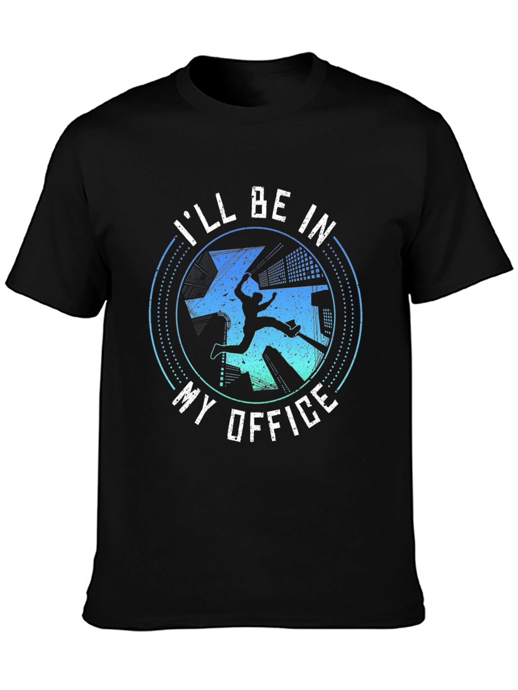 Parkour Office T-Shirt Urban Gym Workout Tee
