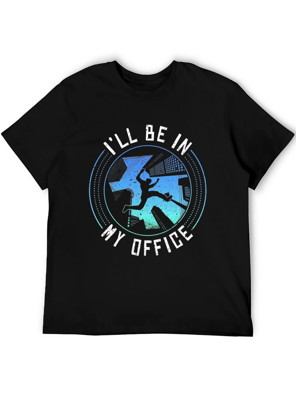 Parkour Office T-Shirt Urban Gym Workout Tee