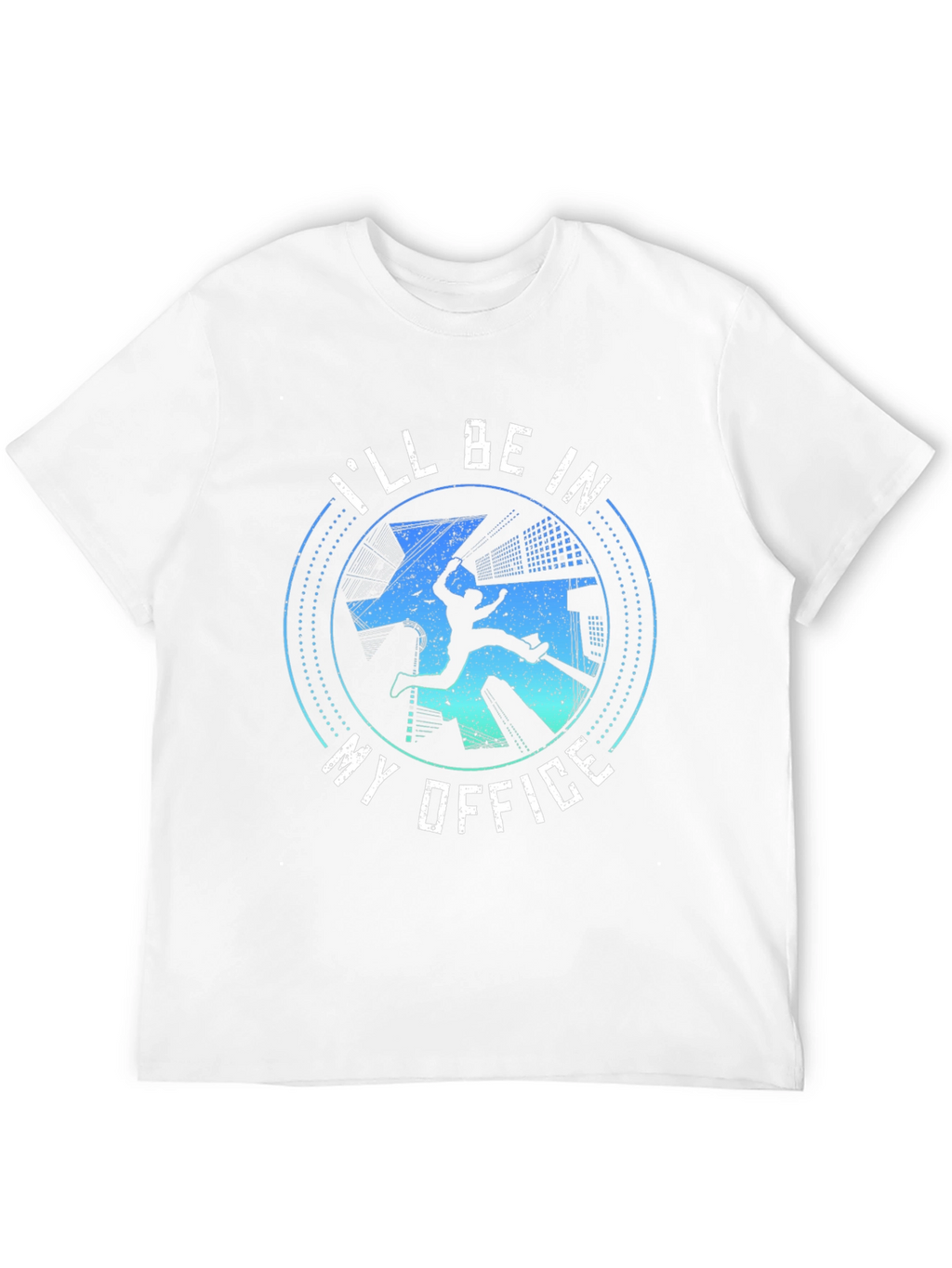 Parkour Office T-Shirt Urban Gym Workout Tee