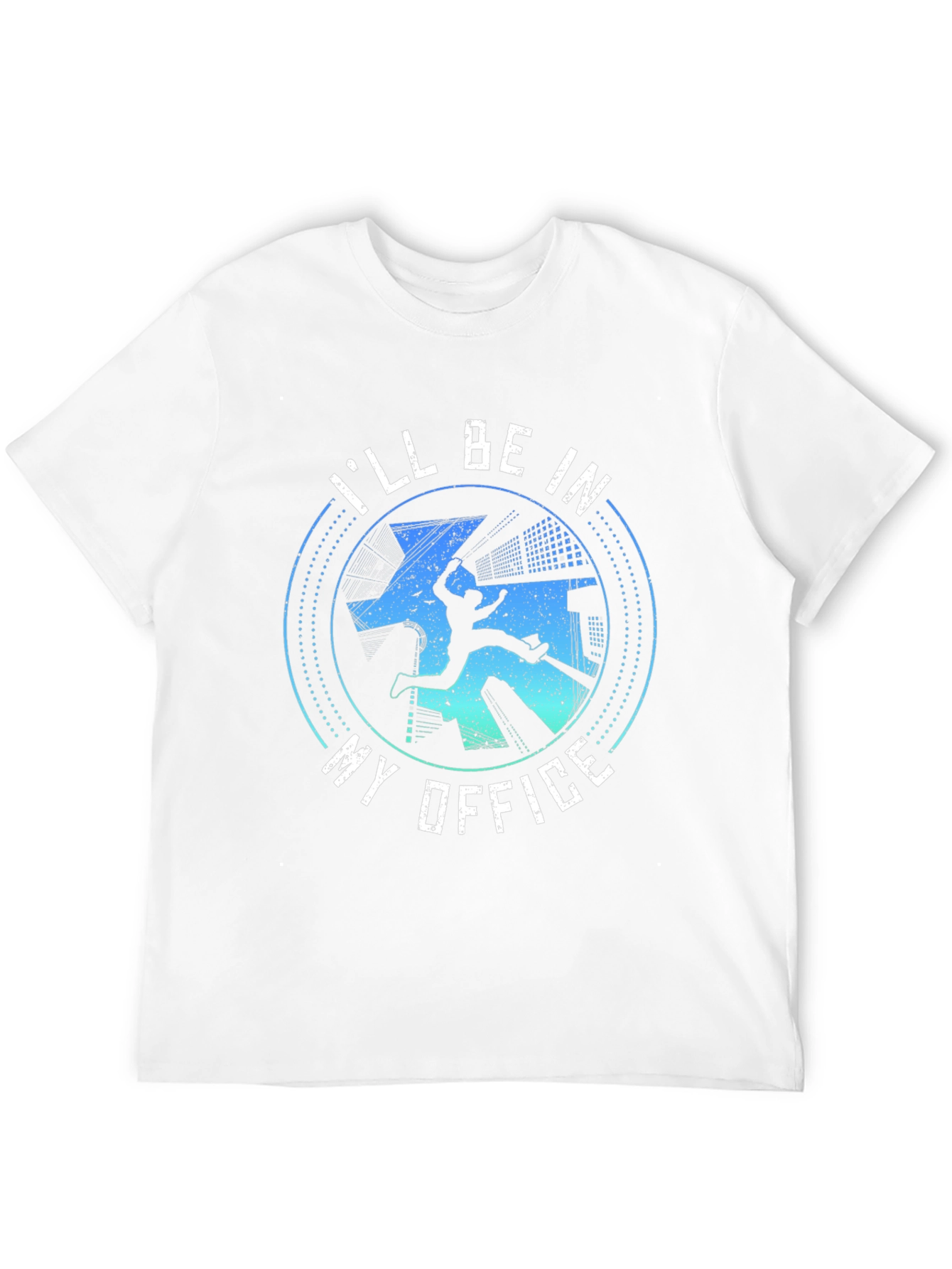Parkour Office T-Shirt Urban Gym Workout Tee