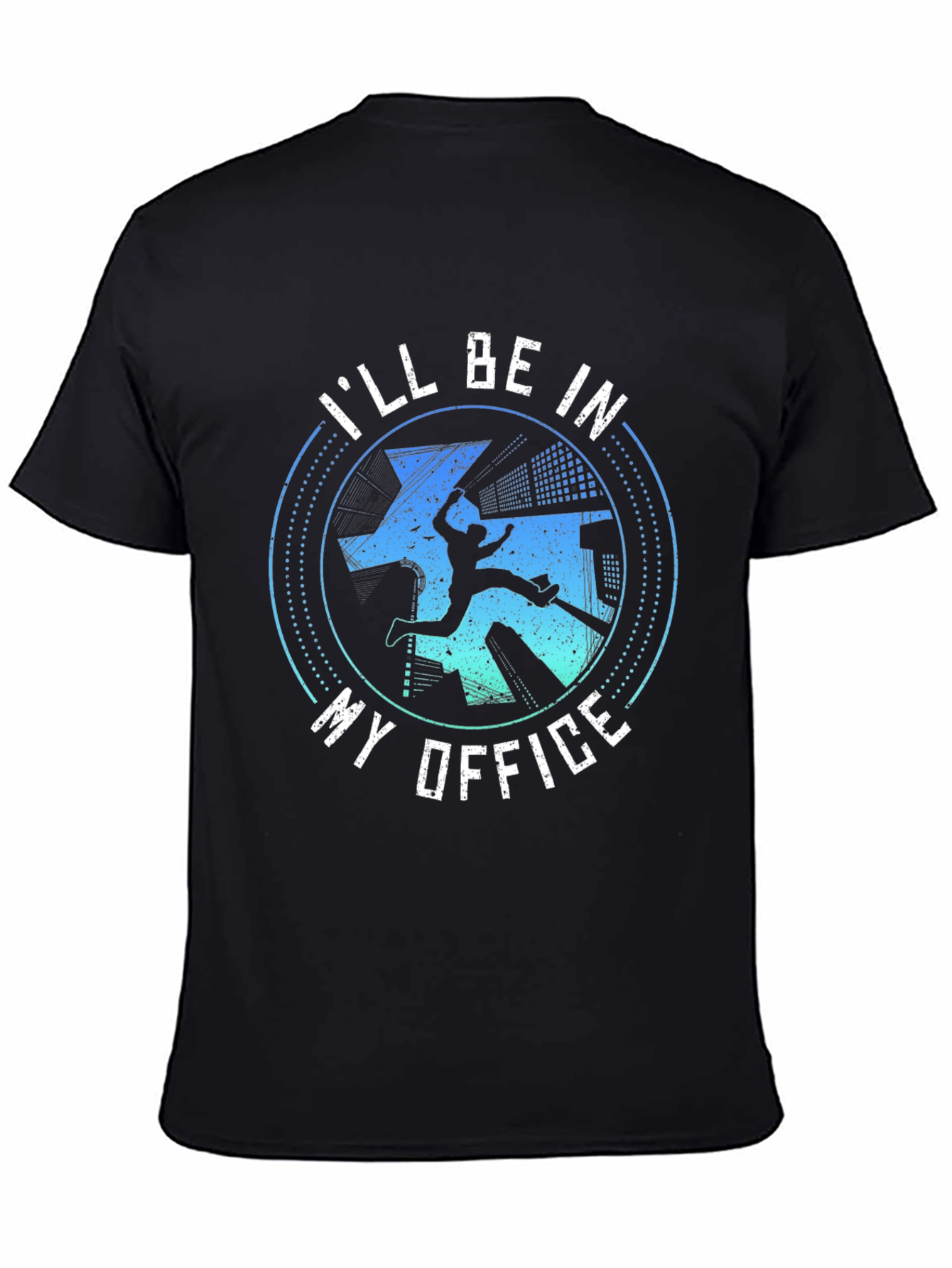 Parkour Office T-Shirt Urban Gym Workout Tee