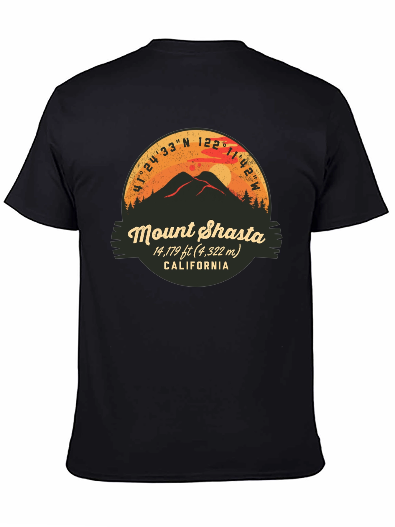 Mount Shasta California Graphic Tee