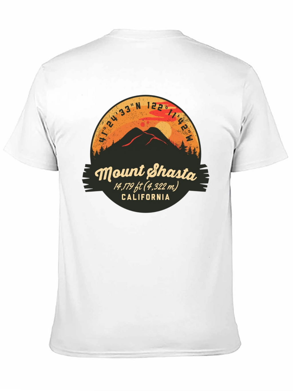 Mount Shasta California Graphic Tee