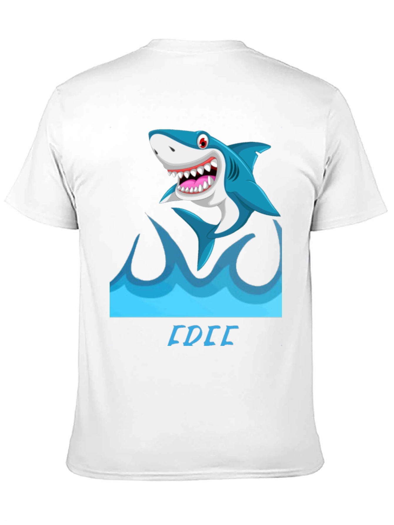 Shark Wave Graphic Tee - Mens Black Short Sleeve Shirt